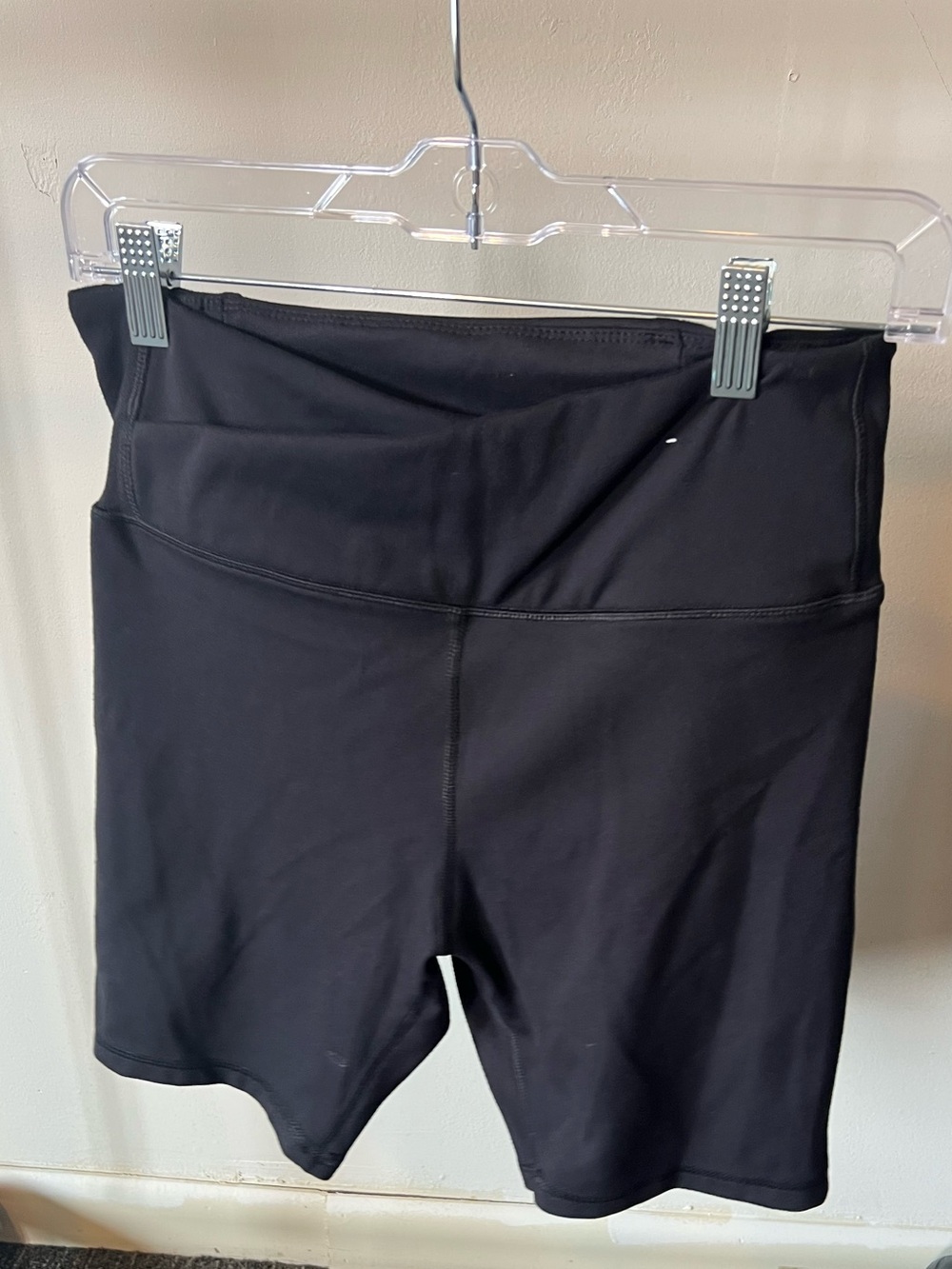 Outdoor Voices Black High-Rise Bike Shorts
